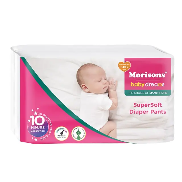 MORISONS BABY DREAMS SUPERSOFT DIAPER PANTS